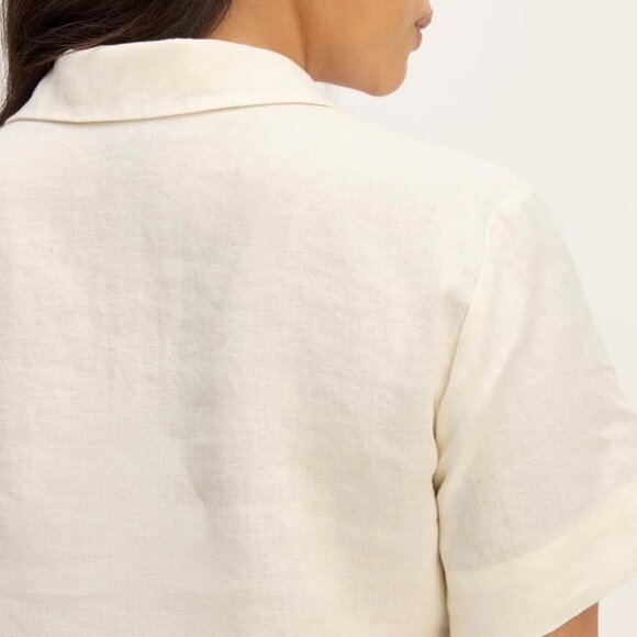 NWT Everlane The Notch Linen Button Down Shirt S - Picture 4 of 14